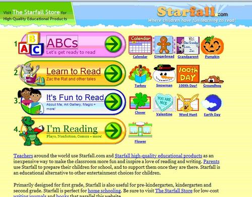 sing a song on Starfall