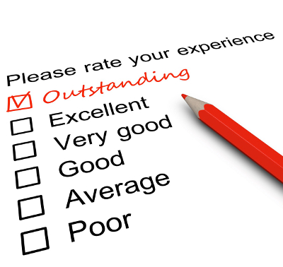 customer service rating